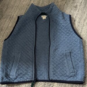 Crewcuts Heather Blue Quilted Vest boys Small